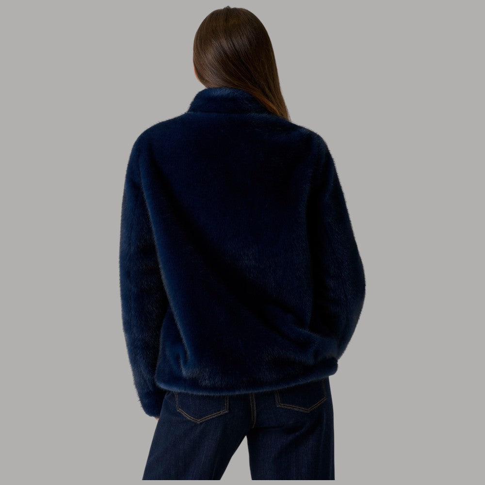 Guess eco pelliccia blu Luna W5BL64 W3920 G7J6 - Prodotti di Classe