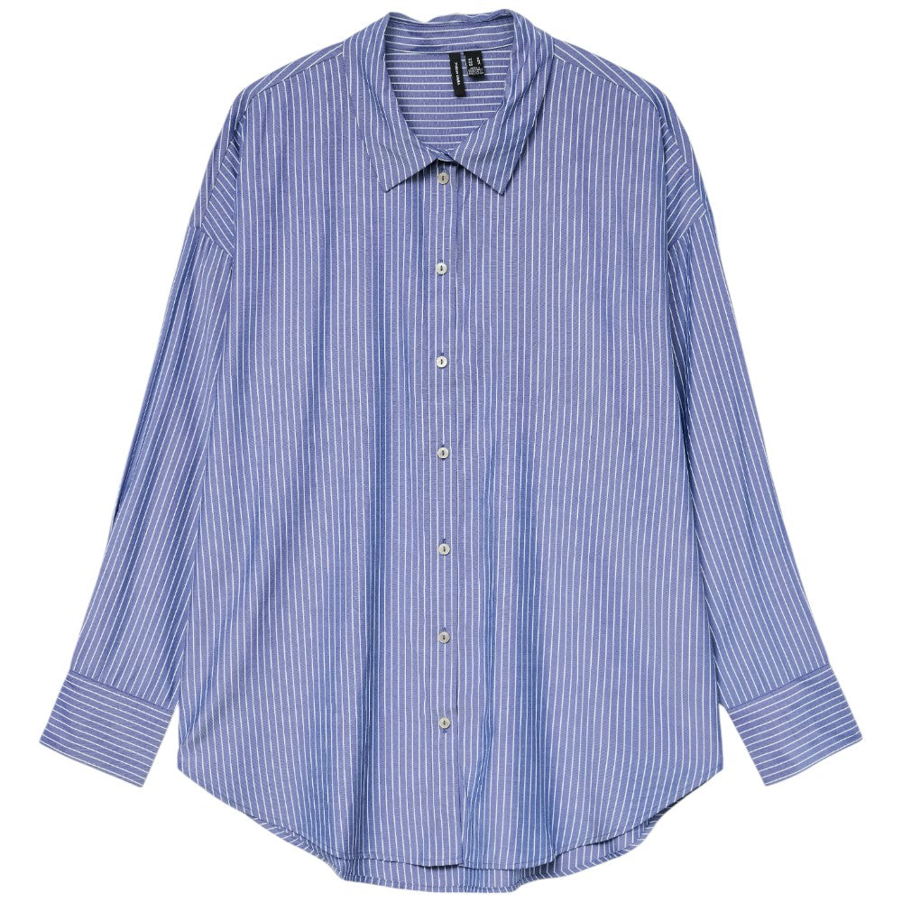 Vero Moda camicia oversize a righe blu Nora 10319825 Camicie Vero Moda