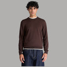 Maglione Timberland Williams River marrone, girocollo e maniche lunghe