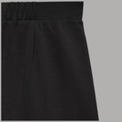 Pantaloni in felpa nero Vero Moda vita alta con cinturino elasticizzato e cuciture decorative