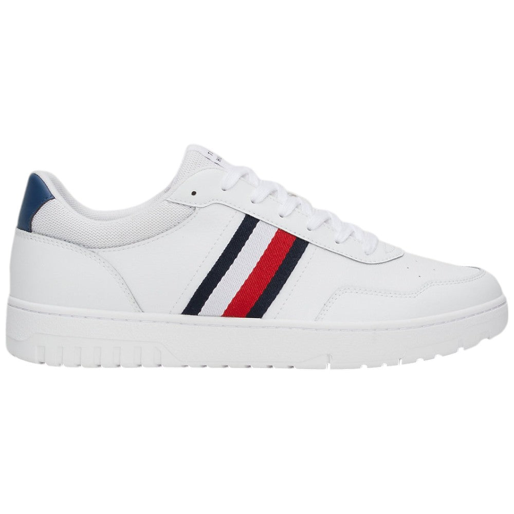 Tommy Hilfiger sneakers bianca TH Basket core lite FM0FM05116 - Prodotti di Classe