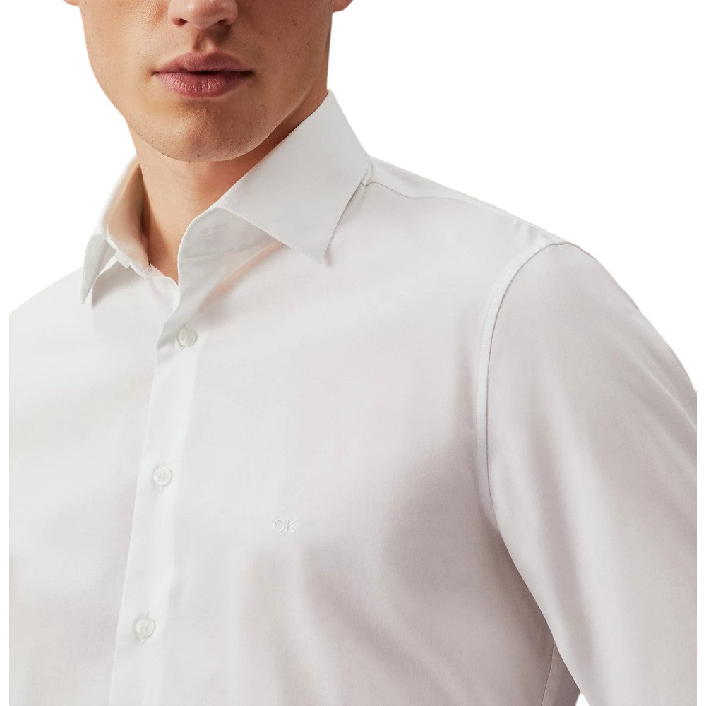 Calvin Klein camicia bianca slim fit K10K109509 Camicie Calvin Klein