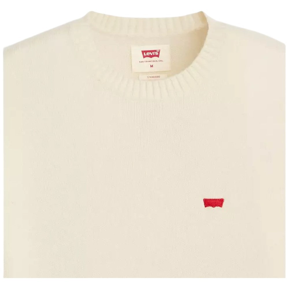 Levi's pullover crema maglione uomo A43200020 Maglieria LEVI'S