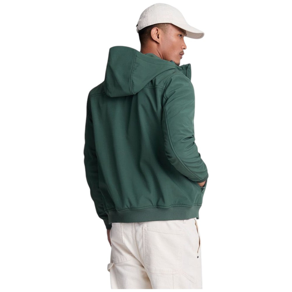 Lyle & Scott giacca verde Fleece Back Softshell JK2110V Giubbini Lyle & Scott