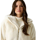 Guess giacca pelliccia bianca LUCREZIA W5BL66 W3890 G012 Giubbini Guess