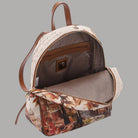 Zaino YNot Yes Bag aperto, interno foderato con tasca a zip