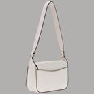 Borsa a spalla Guess Ruby nera con patta e logo frontale