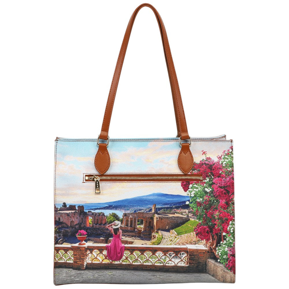 YNot borsa square shopping bag Taormina summer YES602S4 Borse YNot