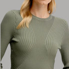 Guess maglione verde a coste W5YR08 Z0040 G831 - Prodotti di Classe