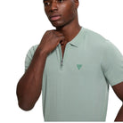 Guess maglia polo verde acqua Dane Tech M4YR00 Z3DM0 G9L8 Polo Guess