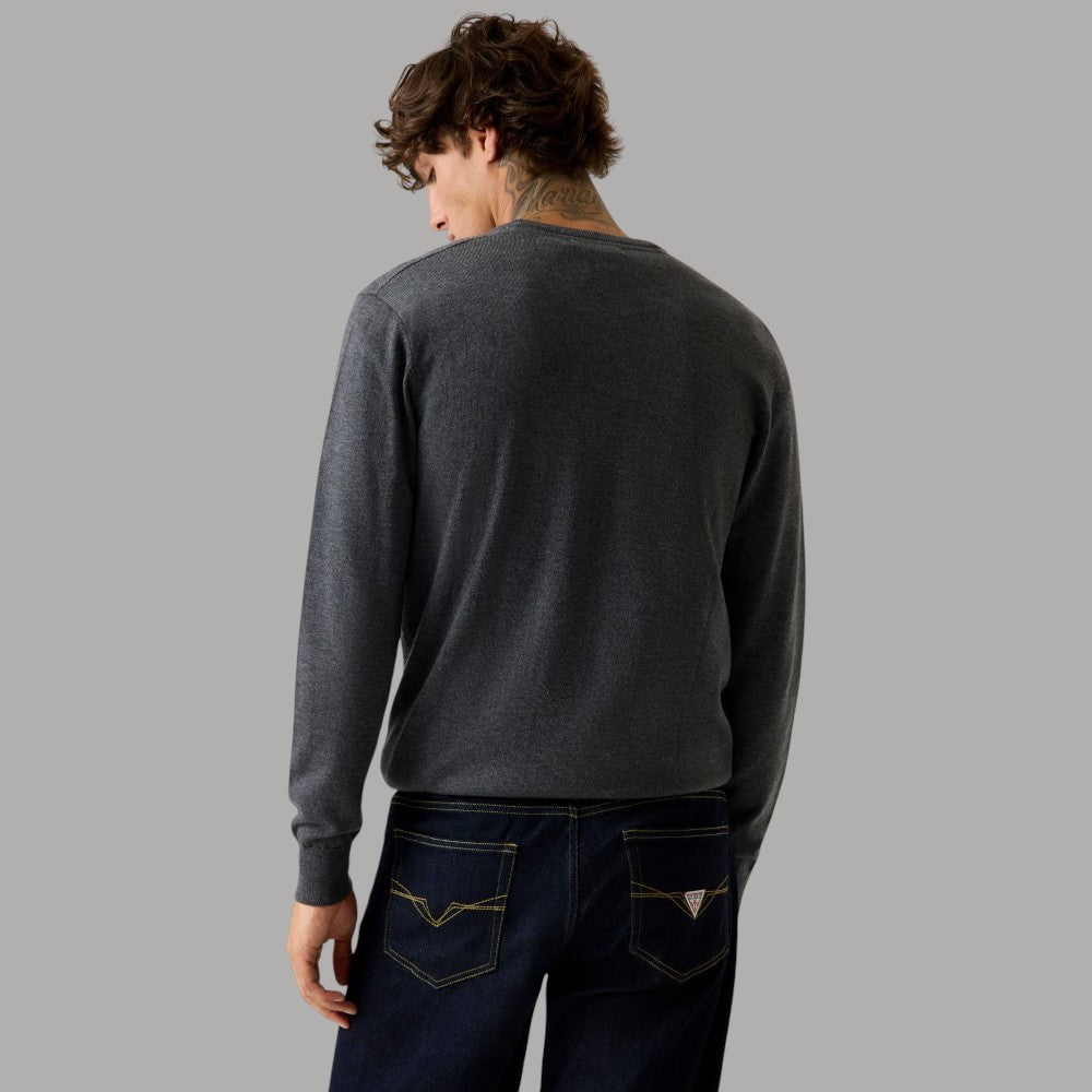 Guess pullover antracite JAMAAR M5BR08 Z0432 DWHT - Prodotti di Classe