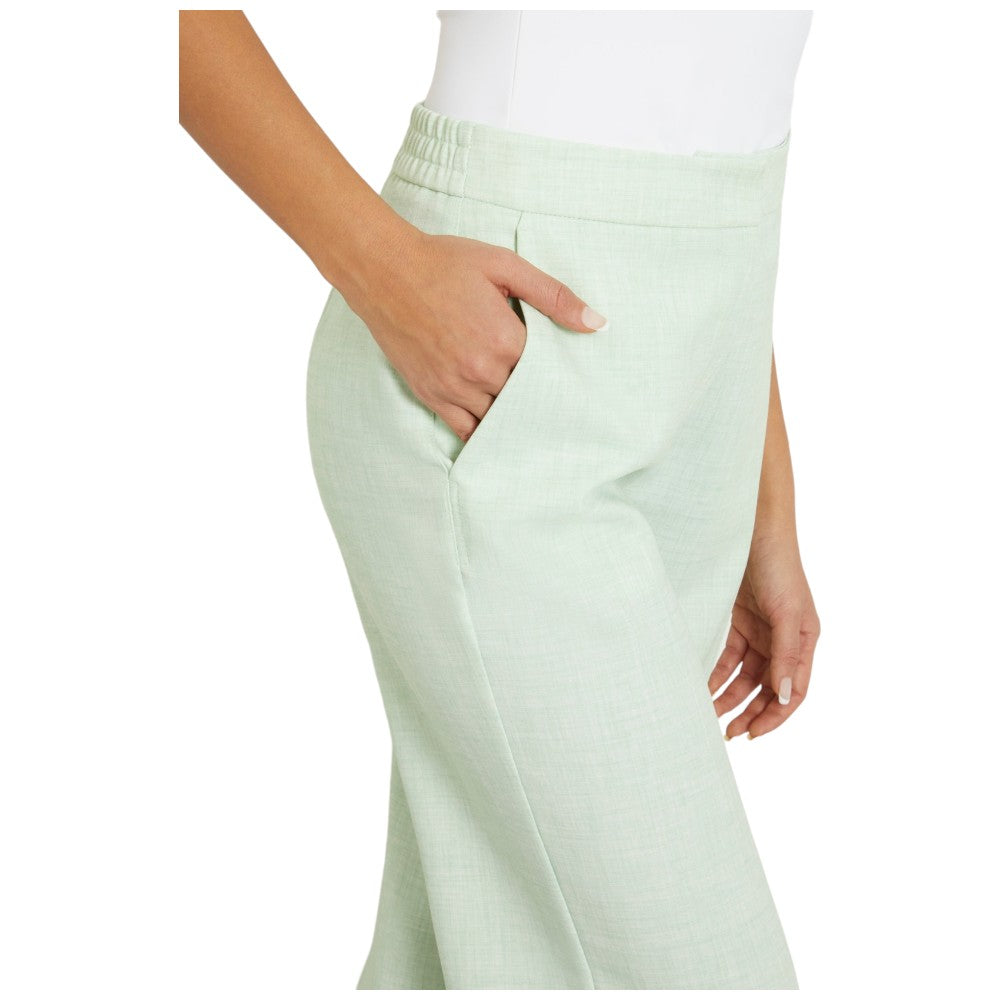 Pantalone vita alta verde menta W4GB13 WG4P2 Pantaloni Guess