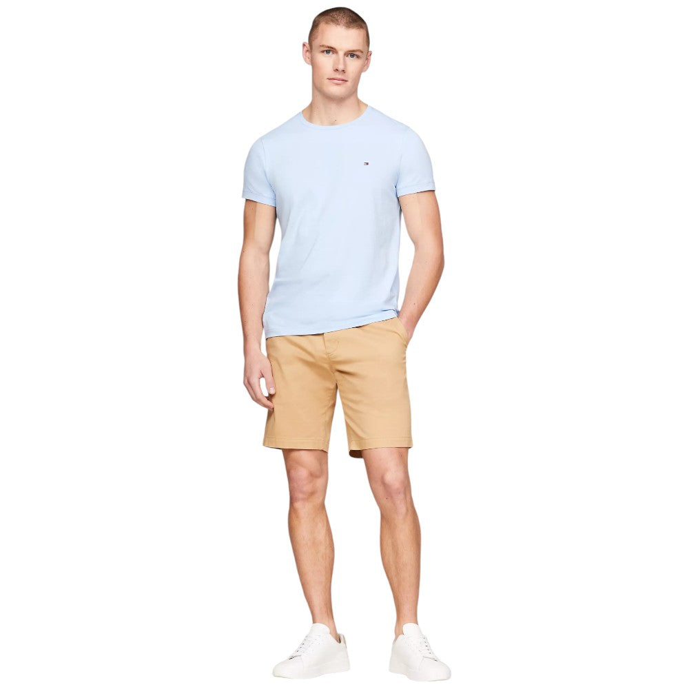 Tommy Hilfiger t-shirt slim celeste MW0MW10800 - Prodotti di Classe