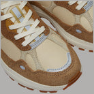 Sneaker donna Timberland Hazel Lane marrone beige con suola fornita e dettagli in suede e pelle