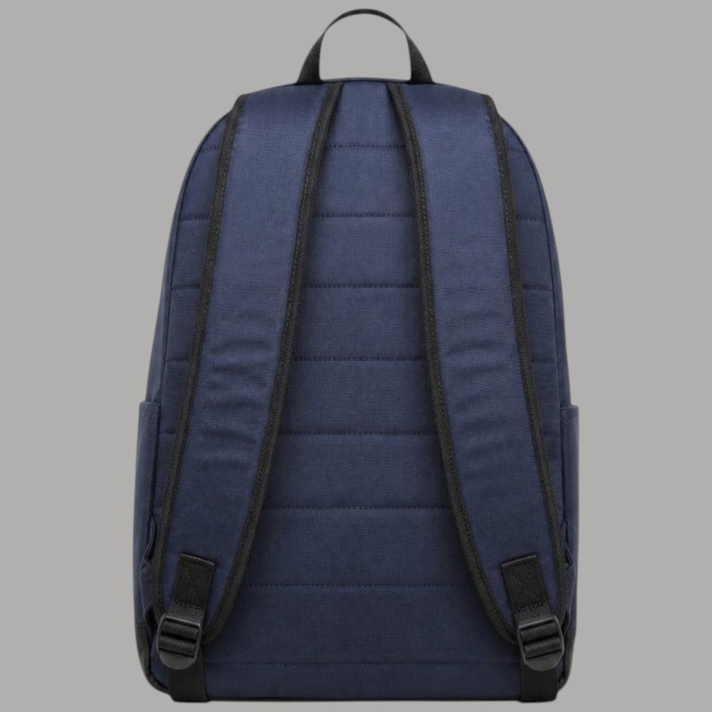Blauer Zaino uomo blu con cuciture a contrasto e tasche laterali