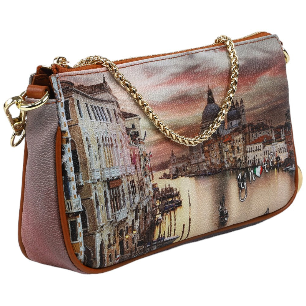 YNot borsa shoulder bag stampa Canal Grande YES623F3 - Prodotti di Classe