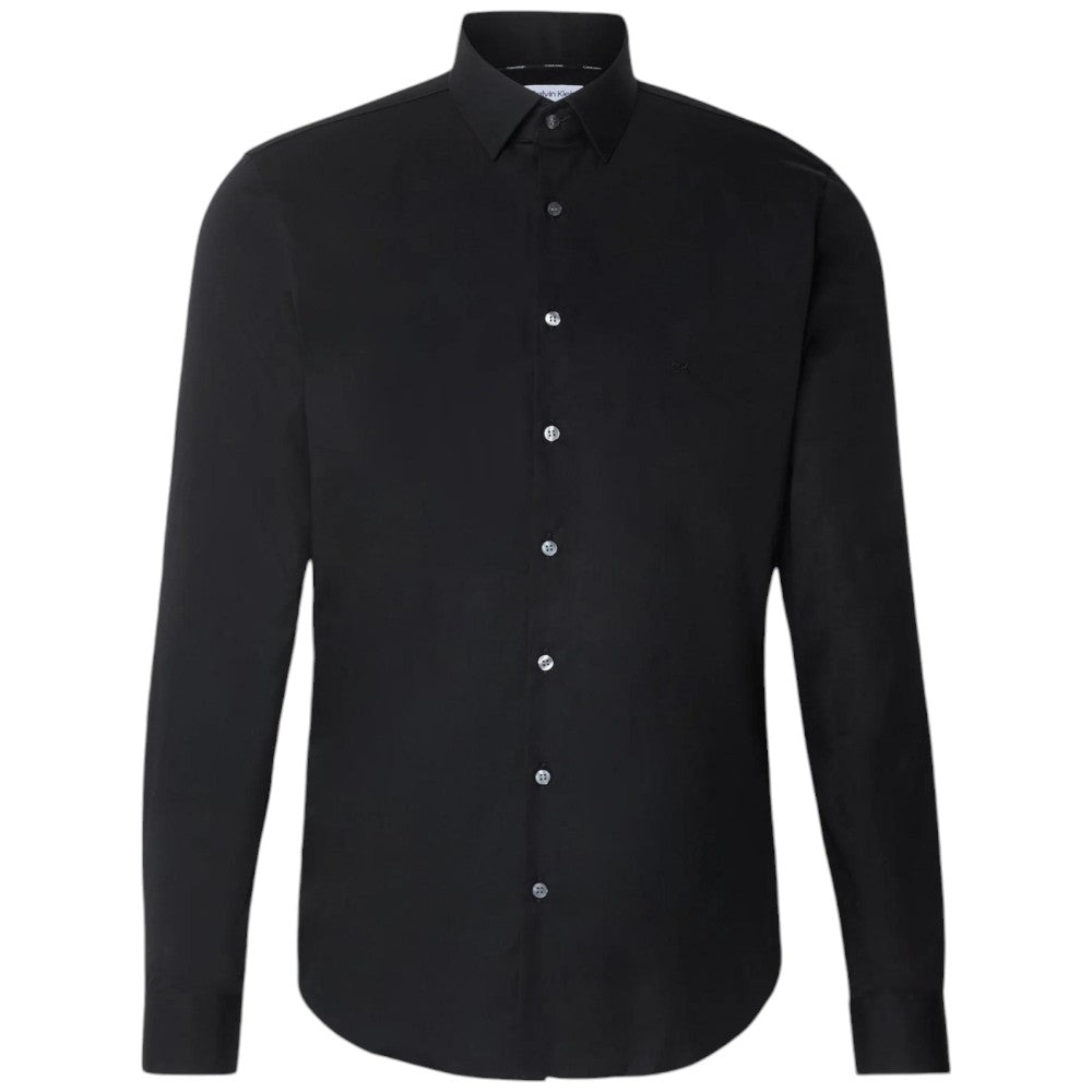 Calvin Klein camicia nera slim fit K10K109509 Camicie Calvin Klein