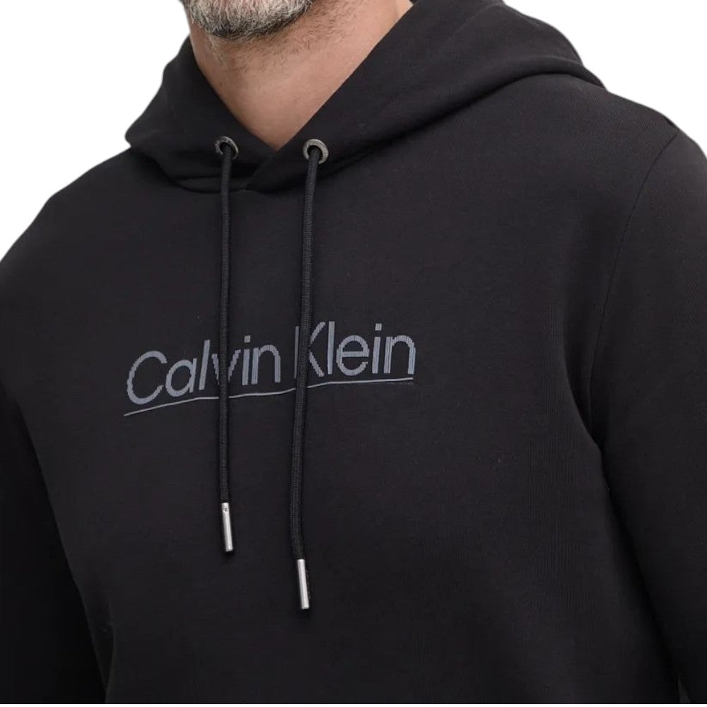 Calvin Klein felpa nera RAISED LINE LOGO K10K113576 Felpe Calvin Klein