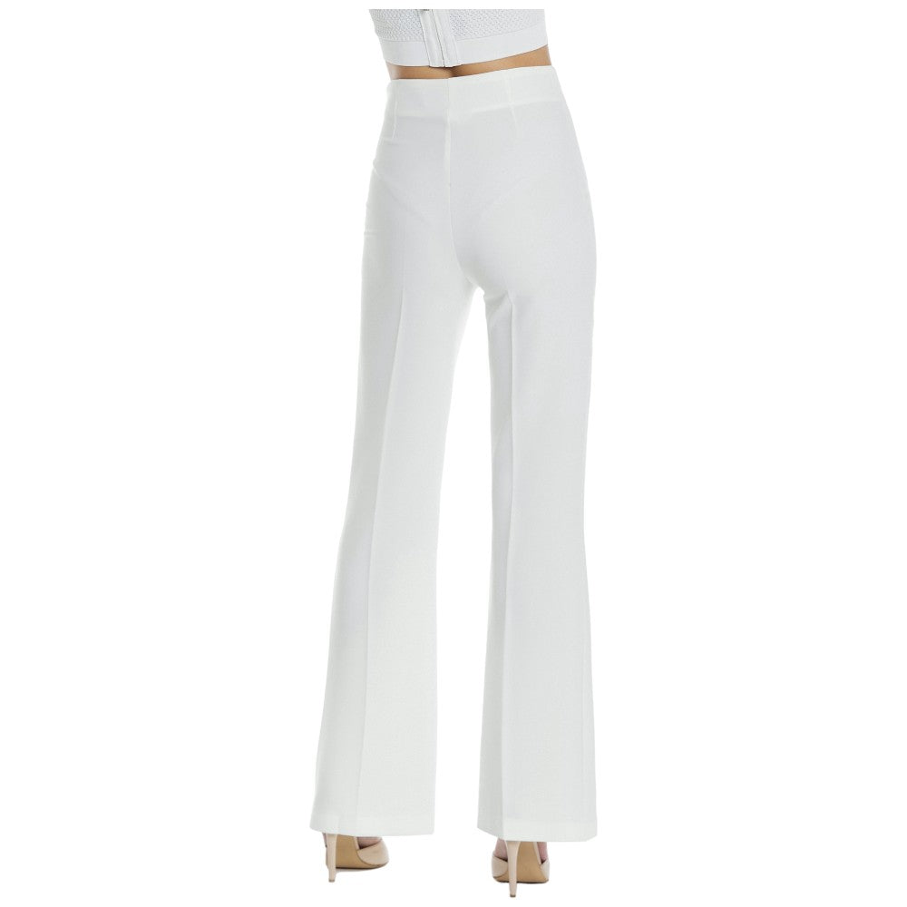 Relish pantalone bianco vita alta NYX RDP2407006062 Pantaloni Relish