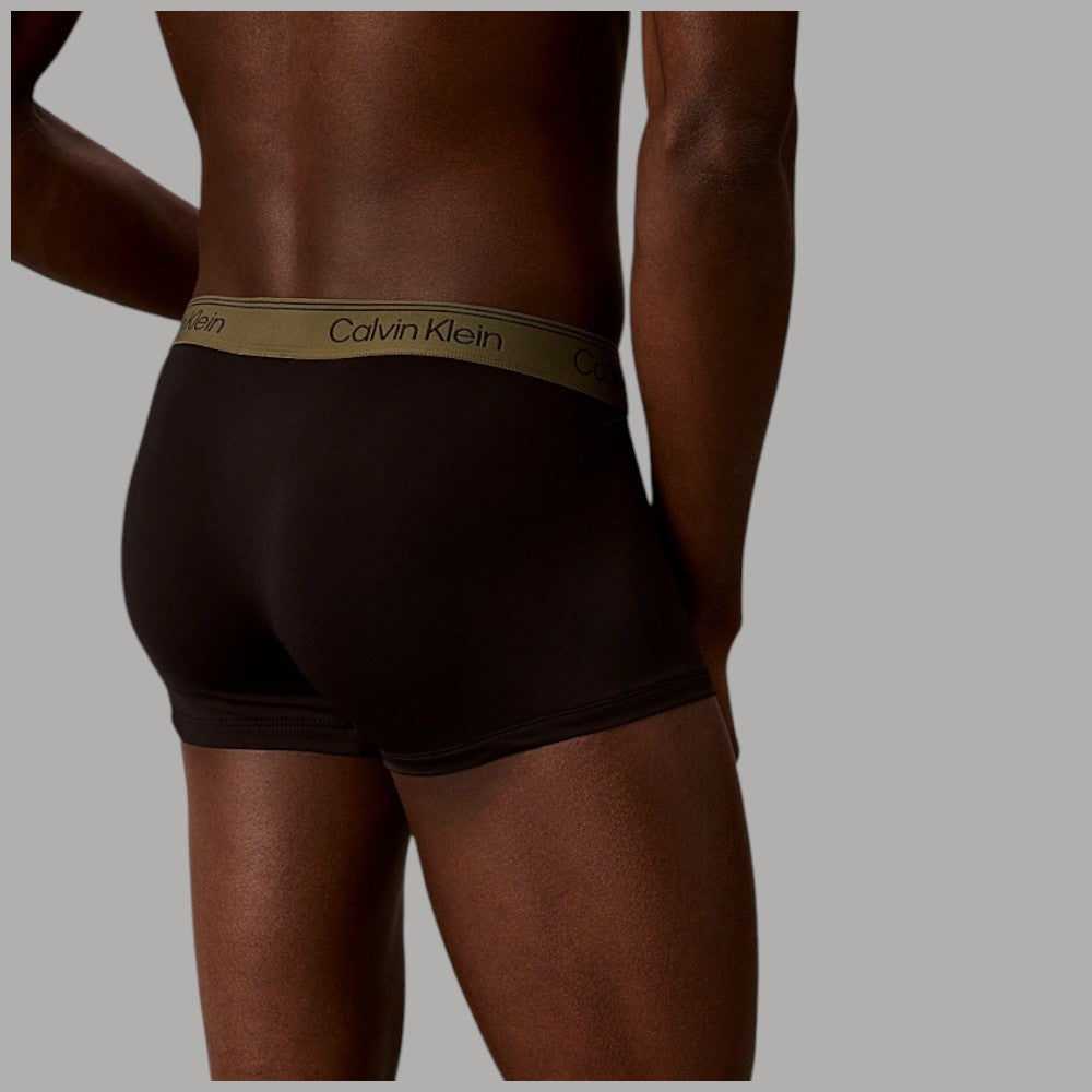 Calvin Klein Boxer Micro Stretch neri con fascia elasticata logo frontale