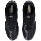 LIU JO sneakers nere in pelle MAXI WONDER Liu Jo