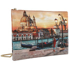 YNot borsa piatta clutch stampa Venice Sunset YES605F4 Borse YNot