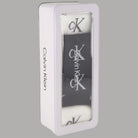 Calvin Klein confezione regalo con 4 paia di calzini da donna e logo metallico