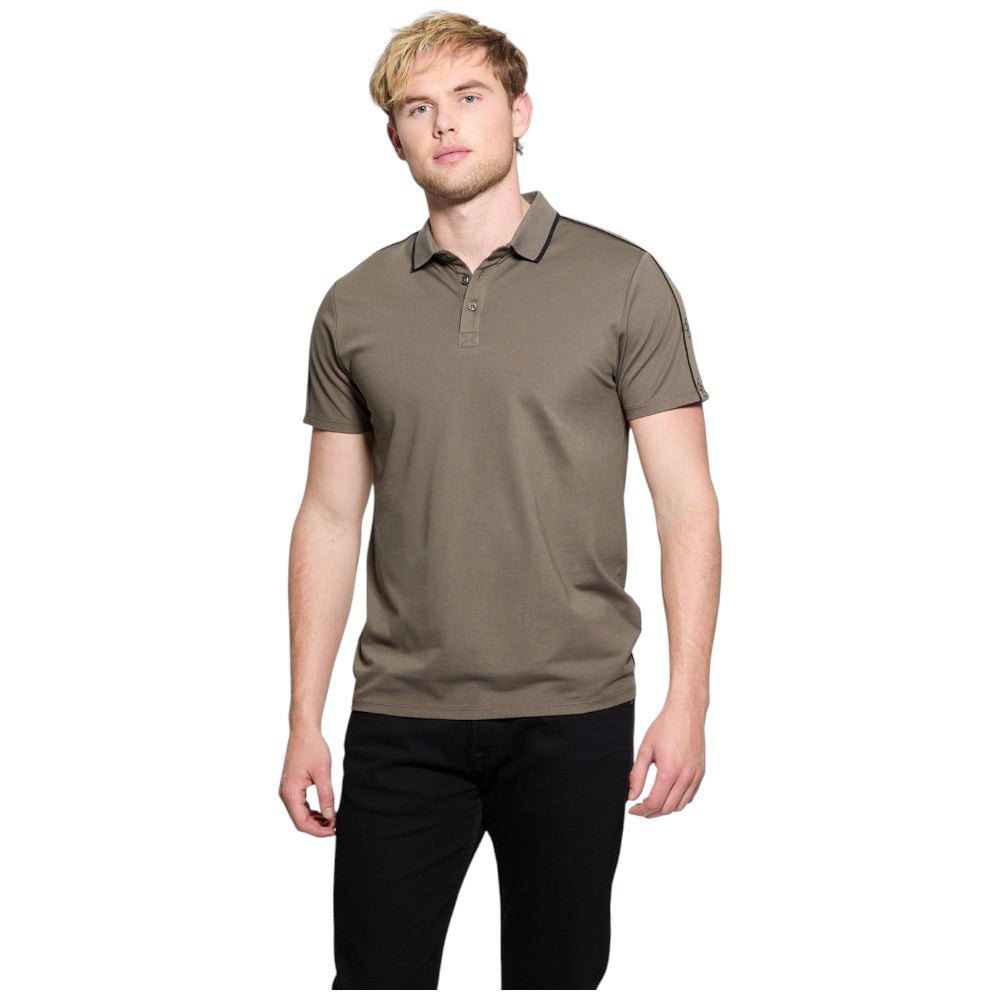 Guess polo marrone logo 4G M4YP40 KARS0 A10U Polo Guess
