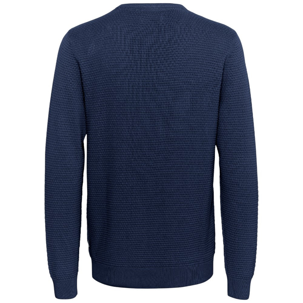 Blend pullover blu trama 3D 20717257 Maglieria Blend