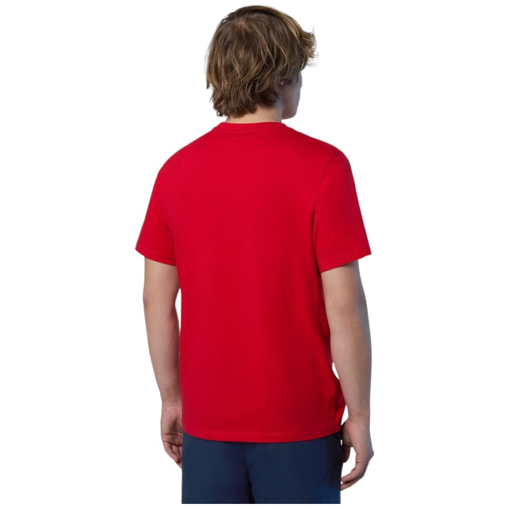 North Sails t-shirt rossa basic 692970 - Prodotti di Classe