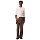 Calvin Klien maglione panna testurizzato LV04LB327GYAS Maglieria Calvin Klein