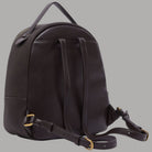 Zaino logo monogram Liu Jo Manhattan AF6209E1139 in nero con dettagli dorati e texture liscia