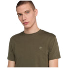 Timberland t-shirt verde militare Dunstan river TB0A2BPRAR5 T-shirt Timberland