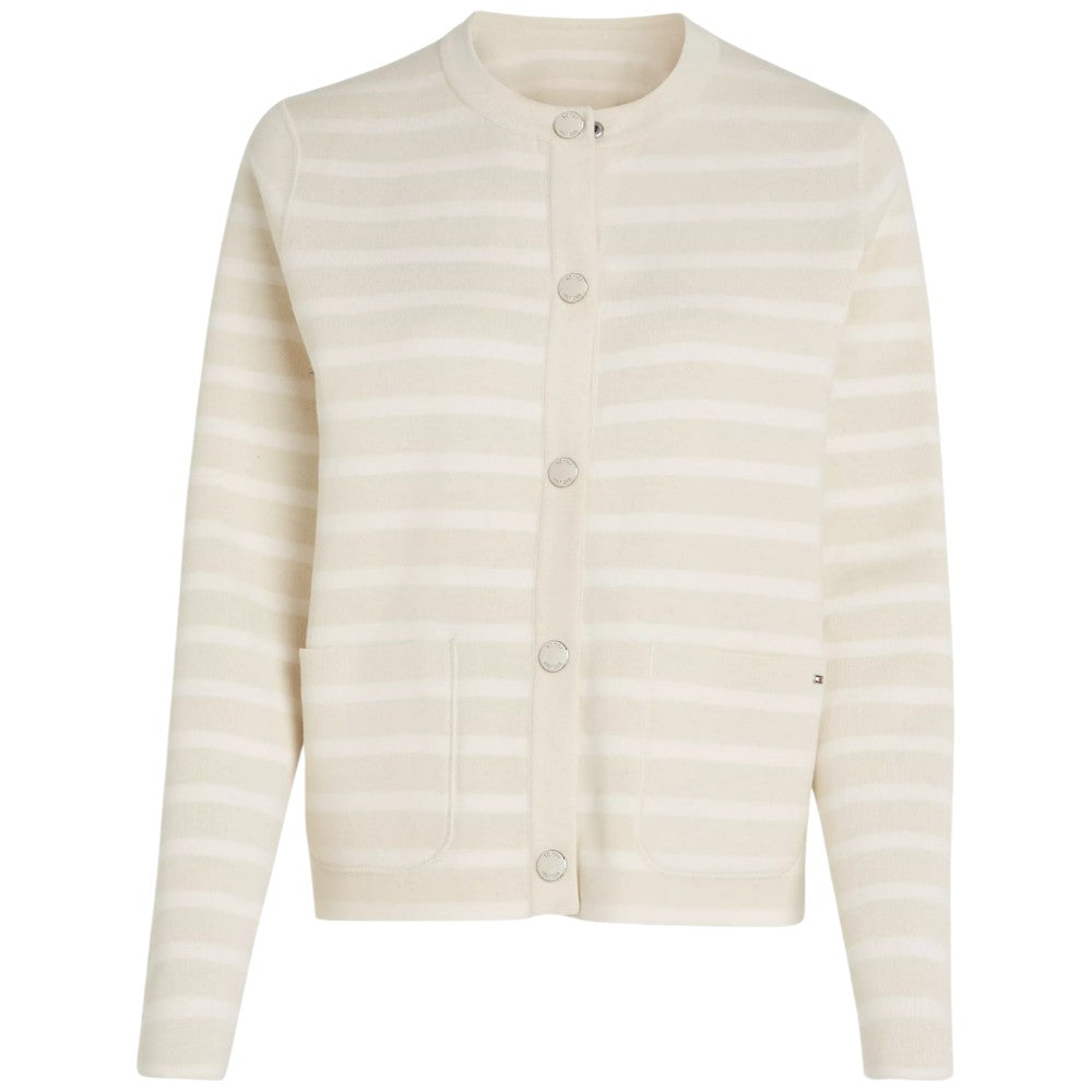 Tommy Hilfiger cardigan reversibile beige WW0WW40846 - Prodotti di Classe