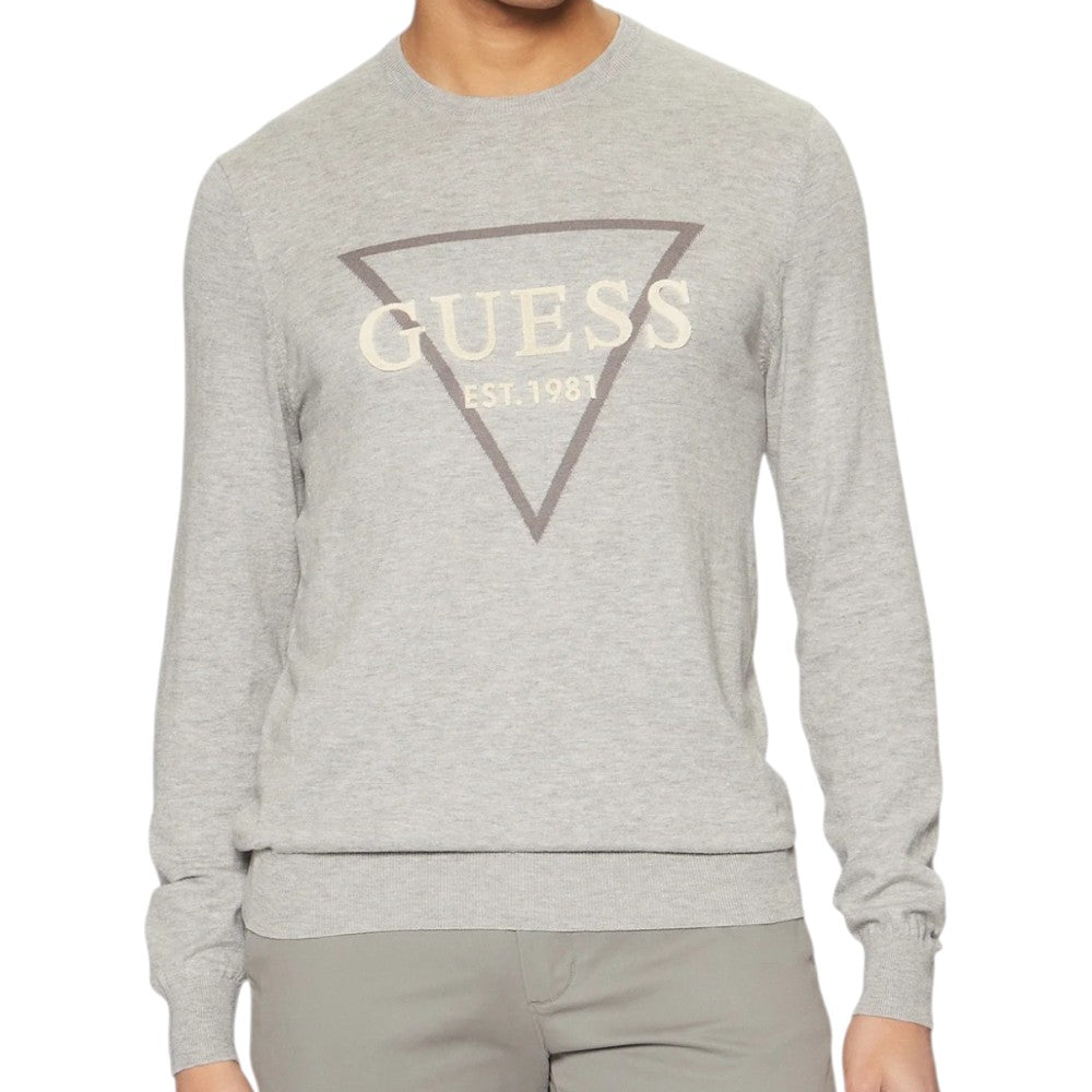 Guess maglioncino grigio Fabian M5RR02 Z3KI1 MRH Maglieria Guess