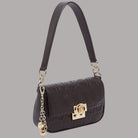 Borsa piccola Liu Jo Adiva crossbody nera con dettagli dorati e dettaglio catena