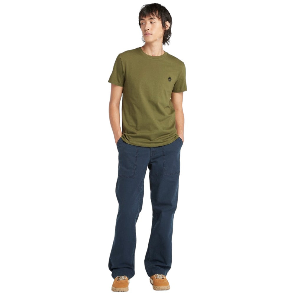 Timberland t-shirt dustan river verde TB0A2BPREG5 T-shirt Timberland