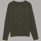 Vero Moda Pullover paricollo donna verde oliva tessuto garzato con texture liscia