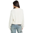 Guess maglione bianco a trecce GJ W5BR09 Z0561 G293 Maglieria Guess Jeans