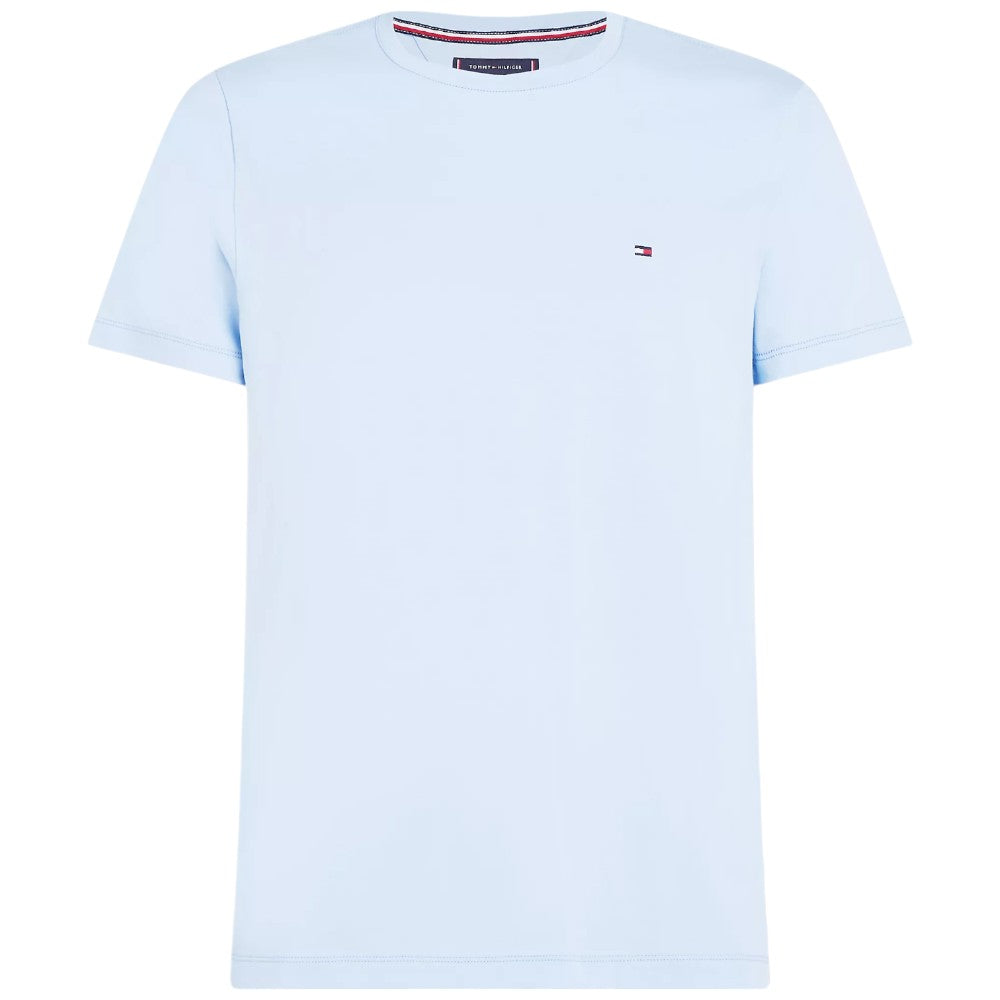 Tommy Hilfiger t-shirt slim celeste MW0MW10800 T-shirt Tommy Hilfiger