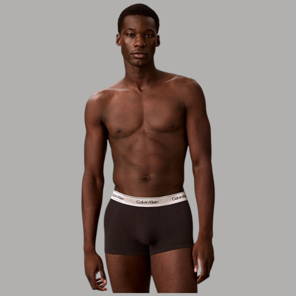 Boxer Calvin Klein pack 3 pezzi con logo e fascia stile metallic
