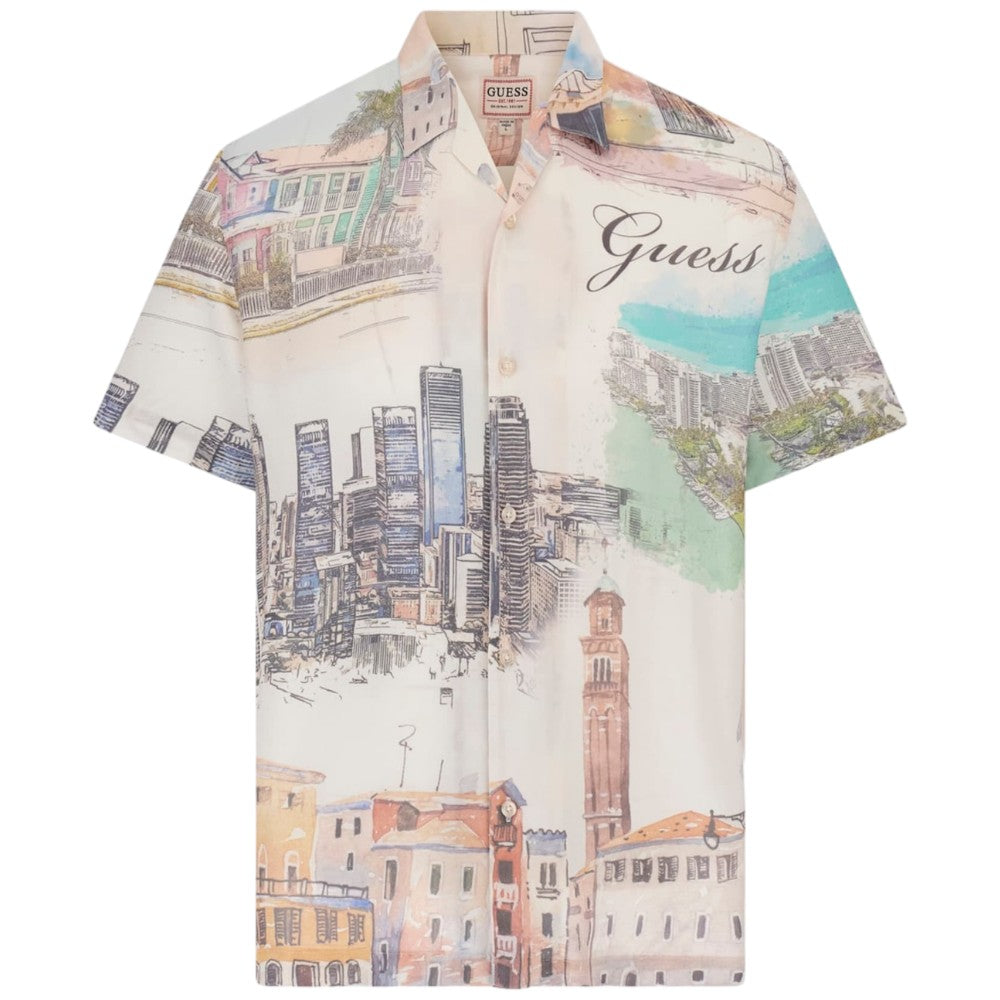 Guess t-shirt camicia manica corta Riviera M4GH57 WD4Z2 - Prodotti di Classe