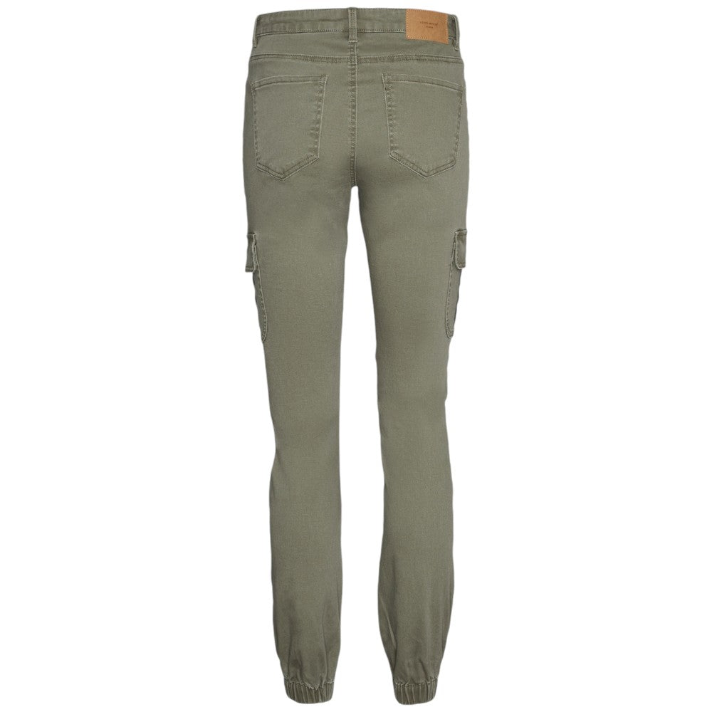 Vero Moda pantaloni cargo verde Ivy Mr Ankle Pantaloni Vero Moda