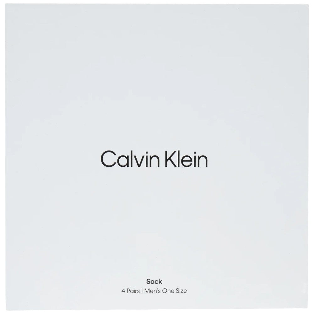 Calvin Klein pack 4 paia calzini lunghi neri 701229429001801 Calzini Calvin Klein