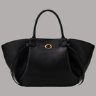 Borsa a mano Guess Allegra effetto bottalato nera con tracolla removibile e logo dorato