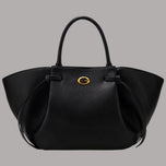 Borsa a mano Guess Allegra effetto bottalato nera con tracolla removibile e logo dorato