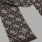 Guess sciarpa marrone da uomo logo 4G M5BZ19 Z0442 FNI3 - Prodotti di Classe