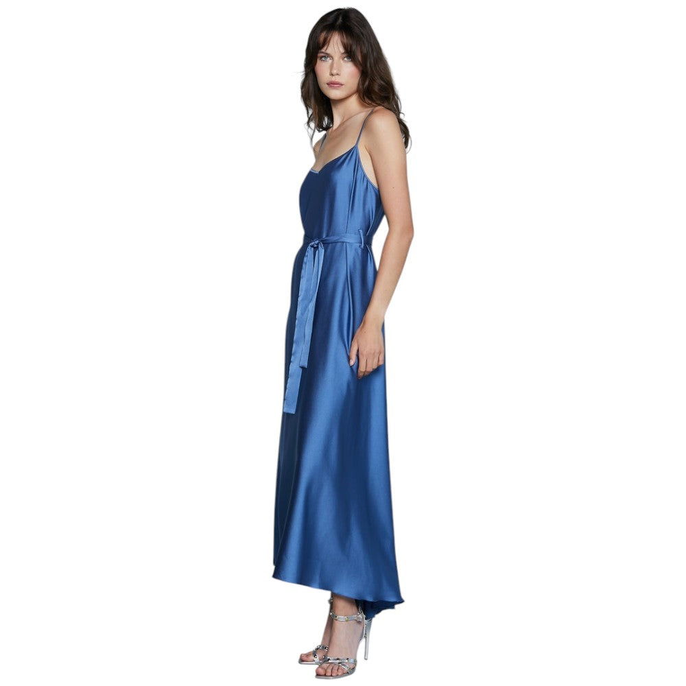 Relish abito midi con cintura MARRON RDP2509009019 Vestiti Relish