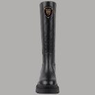 Stivali alti da donna Blauer in pelle nera