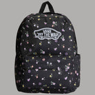 Zaino Vans nero con logo bianco